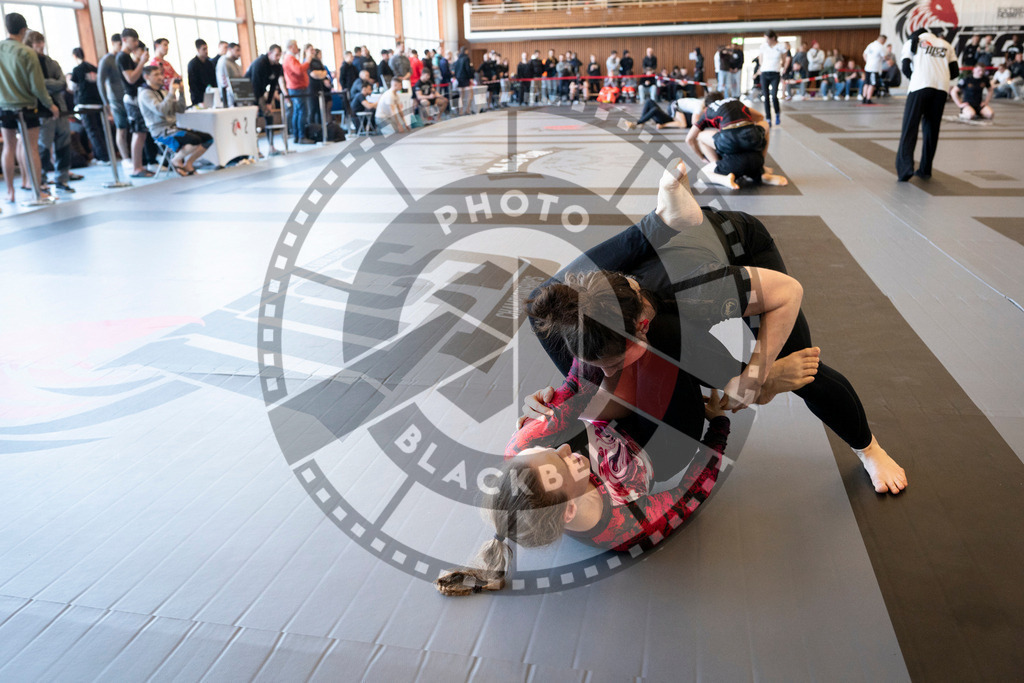 20240309PBB5399 | Fighters compete during the International Luta Livre (ILLCS) Spring Championship in Hannover, Germany, on March 9, 2024.