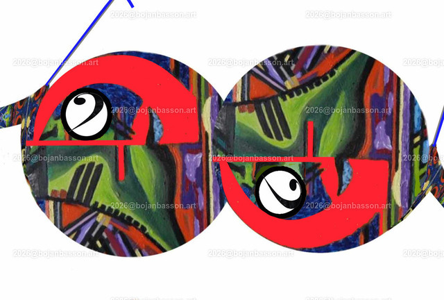 Two-eyes-with-basskey-glasses | Ironische, lustige Fotomontagen, Fotodesign Musik, Musikinstrumente ohne KI. Klavier. Geigen. Violinen. Bratschen. Trompeten. Tubas. Cello. Celli. Kontrabass. Kaufen Sie die Bilder in einer geschützten Galerie bequem online. - Realisiert mit Pictrs.com