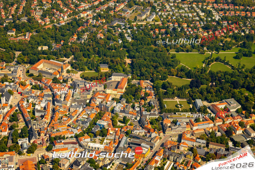 Klassische Luftaufnahme ohne Drohne zeigt: bei Weimar - Die Luftbildaufnahme wurde 2025 vom UL-Flugzeug heraus erstellt ( keine Drohnenaufnahme ) - Hochauflösende Luftaufnahme -Nicht vergleichbar mit Google Maps oder Satelittenbilder- Die Geschenkidee !Mit Lizenz und Bildrechte bestellbar