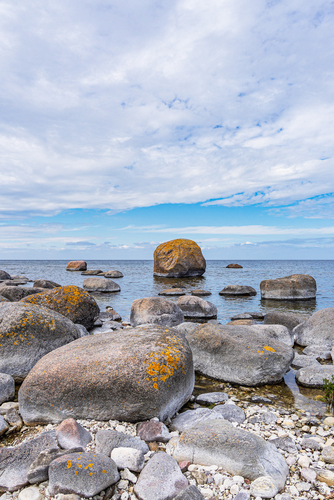 Steine an der Ostseeküste auf der Insel Öland in Schweden | Steine an der Ostseeküste auf der Insel Öland in Schweden.
