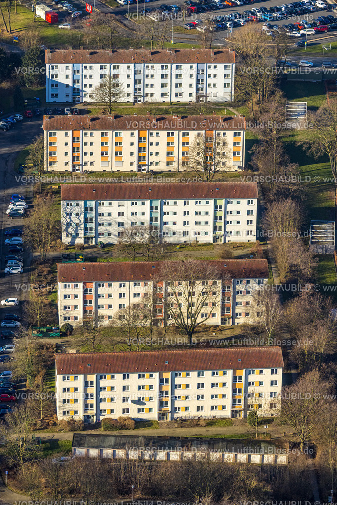 Unna240100270 | Luftbild, Reihenhaus Mietshäuser Wohnsiedlung Harkortstraße, Unna, Ruhrgebiet, Nordrhein-Westfalen, Deutschland