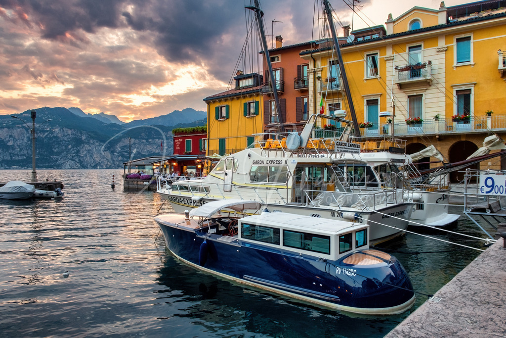 Malcesine | Abendstimmung im Hafen von Malcesine