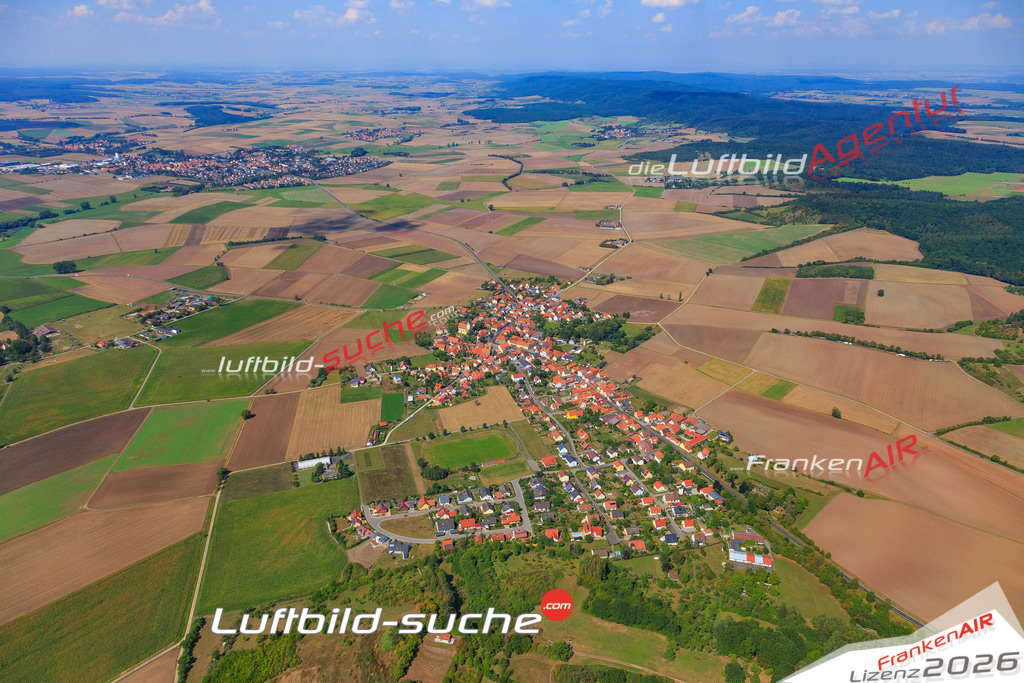Luftbild von Gossmansdorf  - Luftaufnahme wurde 2015 von https://frankenair.de mittels Flugzeug (keine Drohne) erstellt - die Geschenkidee