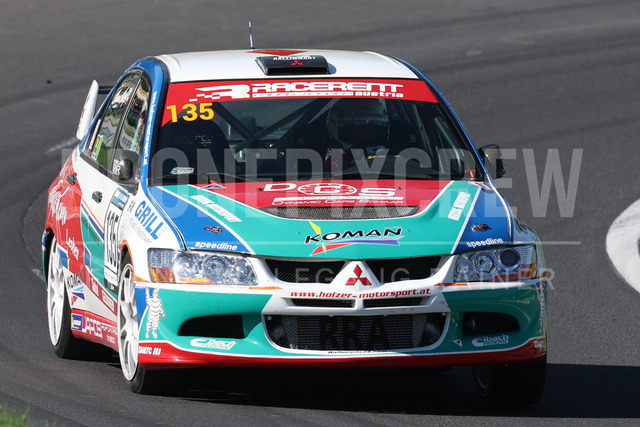 FIA European Hill Climb Championship – Rechberg 2026 | FIA European Hill Climb Championship at Rechberg, held from 24 to 26 April 2026 near Tulwitz, Styria, Austria. The image shows Dieter HOLZER (AUT) Mitsubishi Lancer Evo 8.