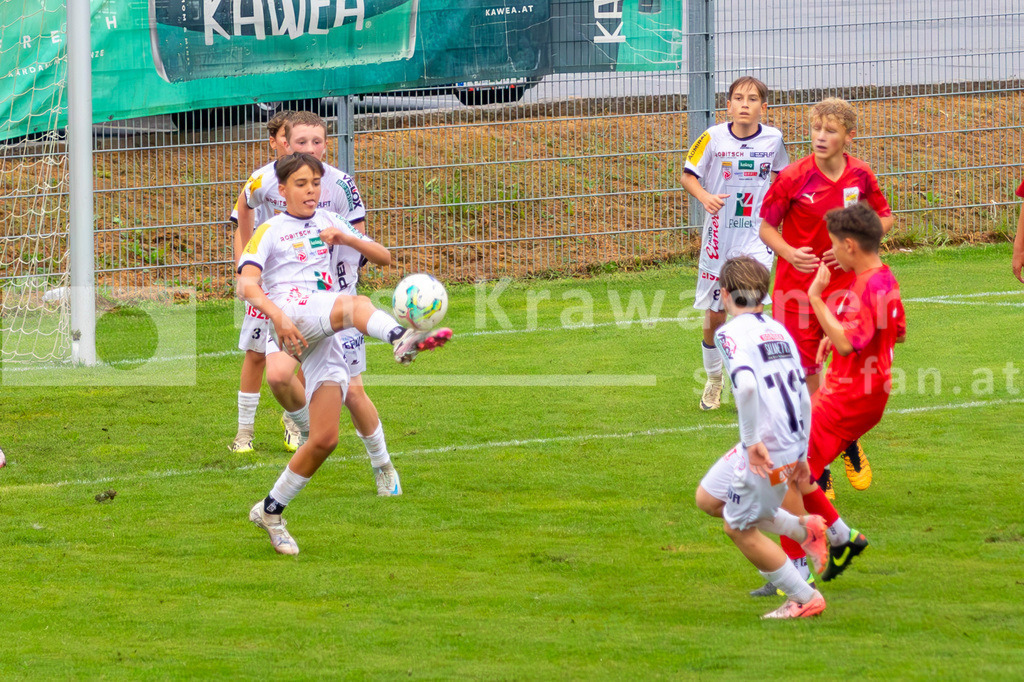 Fußball, Entwicklungsspiele der KFV-Auswahl  | Fußball, Entwicklungsspiele der KFV-Auswahl , KFVU14 am 05.09.2024 in Spittal (Stadion Landskron), Austria, (Photo by Ernst Krawagner sport-fan.at) - Realisiert mit Pictrs.com