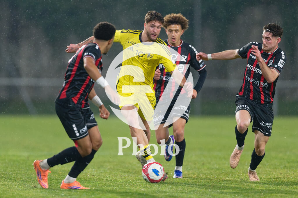 dieci Challenge League - FC Stade Nyonnais v Neuchatel Xamax FCS |  during the dieci Challenge League match between FC Stade Nyonnais and Neuchatel Xamax FCS at Centre sportif de Colovray in Nyon, Switzerland