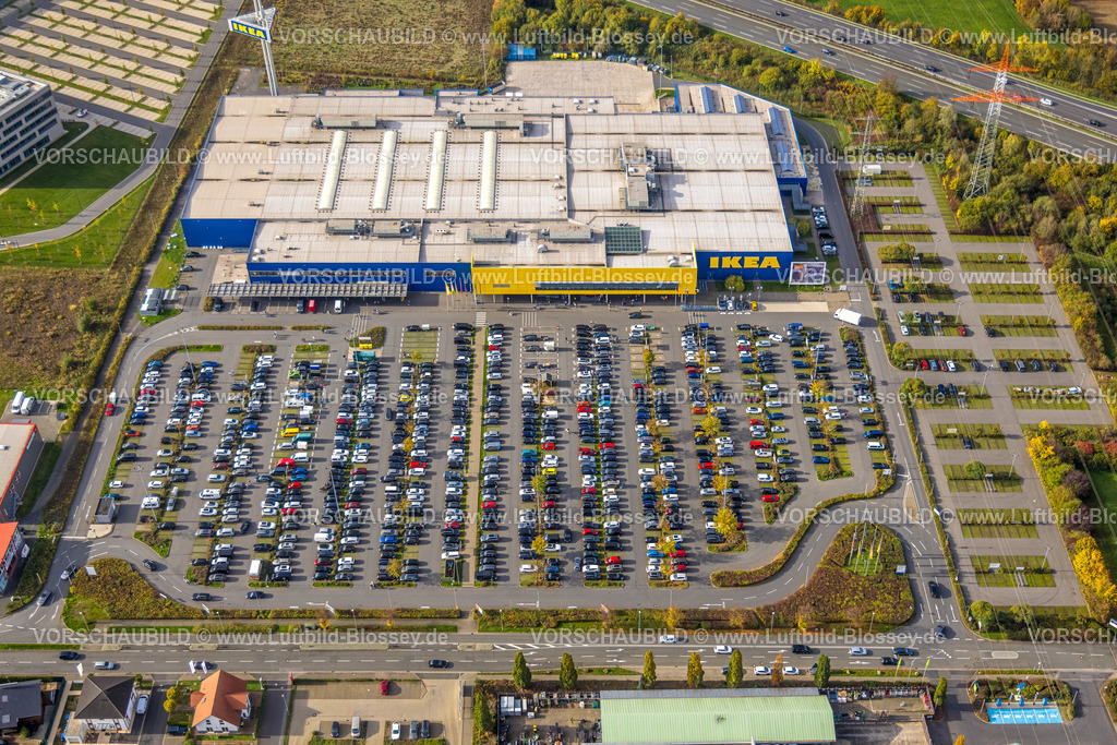 Kamen221012644 | Luftbild, Ikea Einrichtungszentrum, Parkplätze,  Gewerbegebiet Unna/Kamen, Südkamen, Kamen, Ruhrgebiet, Nordrhein-Westfalen, Deutschland