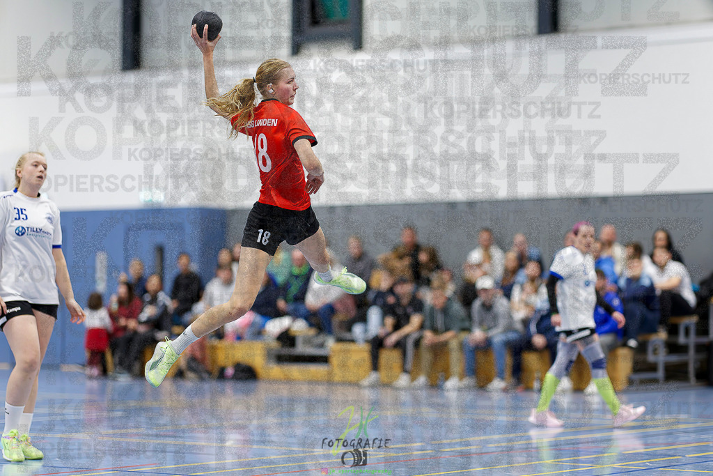 Frauen 2. Bezirksklasse; SG Rechtenbach - HSG Linden II | Frauen 2. Bezirksklasse; SG Rechtenbach - HSG Linden II am 16.11.2025 in Rechtenbach (Sporthalle Rechtenbach)Photo © 2025 - Jörg Heinrich - Realisiert mit Pictrs.com