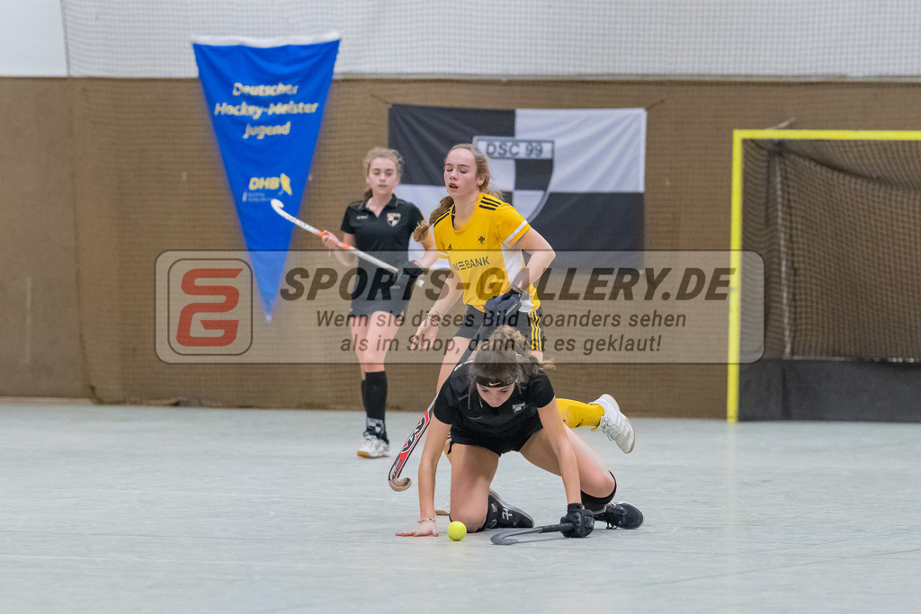 HK_20230225_104412 | Deutsche Meisterschaft WU16 Harvestehuder THC - Düsseldorf SC am 25.2.2023 DSC 99, Düsseldorf ,