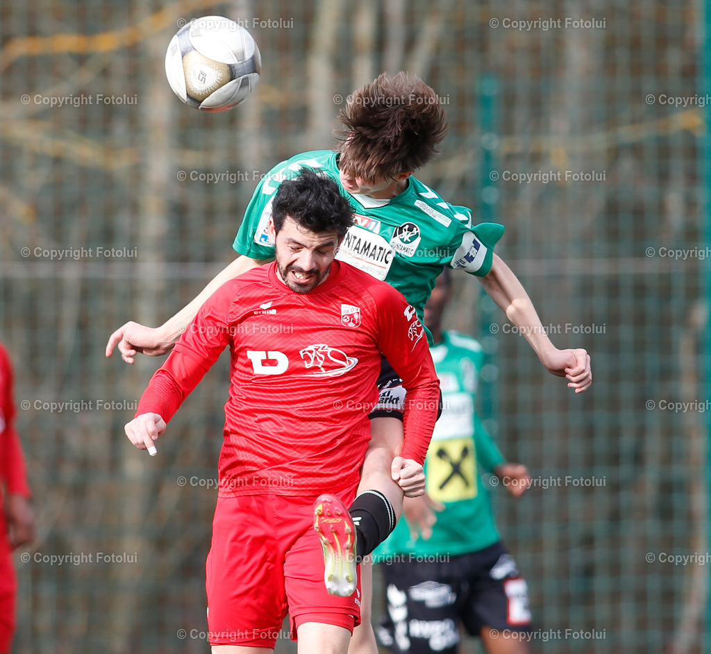 A_LUI_080325_08 | SPORT FUSSBALL REGIONALLIGA MITTE ASKOE OEDT -JUNGE WIKINGER RIED 08.03.IM BILD : BUENYAMIN KARATAS  (OEDT) UND  (RIED FOTO:FOTOLUI