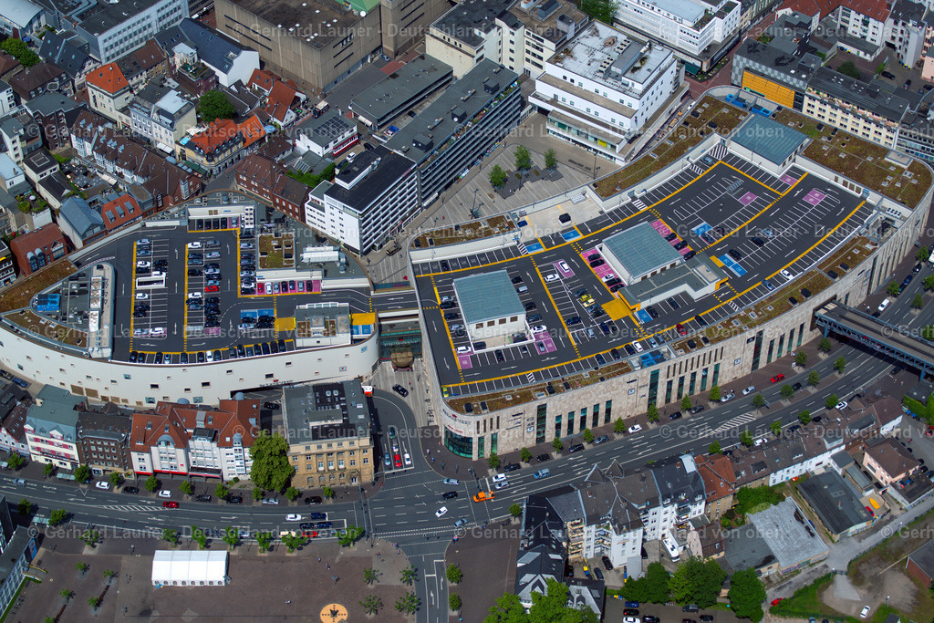 3805482 | Parkplätze auf dem Dach des Einkaufzentrums Palais Vest, Recklinghausen