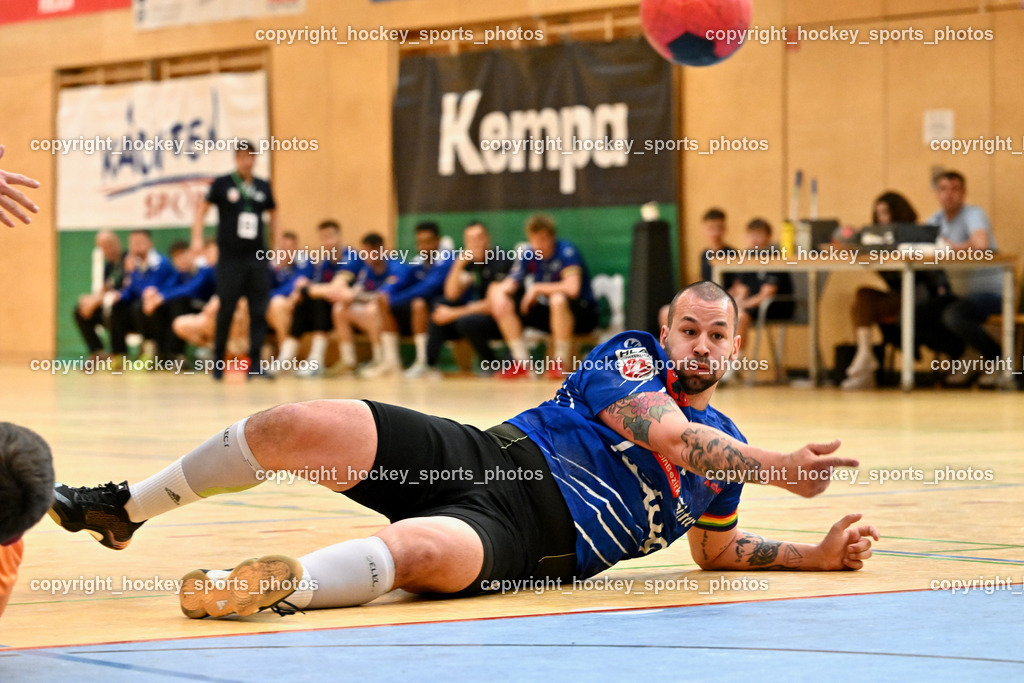 SC Ferlach vs. HSG Holding Graz | #81 Milicevic Micha SC Ferlach, SC Ferlach vs. HSG Holding Graz, SC Ferlach vs. HSG Holding Graz am 24.05.2025 in Ferlach (Ballspielhalle Ferlach), Austria, (Photo by Bernd Stefan)