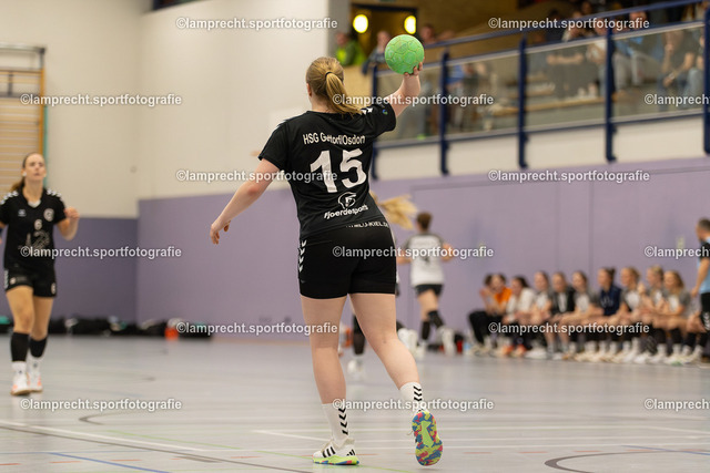 Handball I Frauen I Saison 2025-2026 I Verbandsliga I Entscheidungsspiele I HSG Gettorf-Osdorf - HSG Kalkberg 06 123 | Zoe Lee Piepjunge (15, HSG Gettorf/Osdorf) - Realisiert mit Pictrs.com