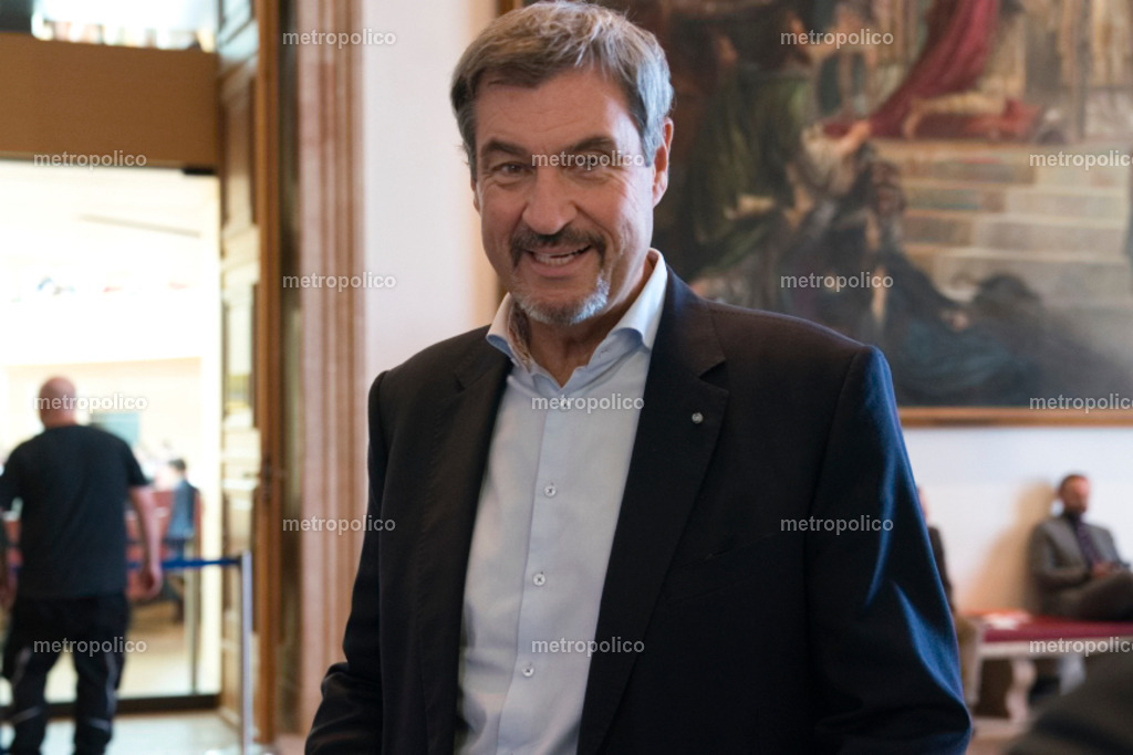 Markus Söder im Steinernen Saal (Bayerischer Landtag) (12) | Metropolico