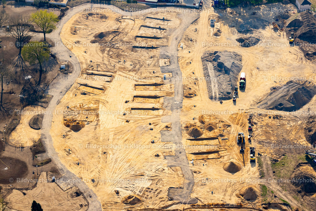 Luftbilder Brüggen-9979 | Luftaufnahme Baustelle der Ferienhaus Anlage " Heide Camp Resort " in Brüggen im Bundesland Nordrhein-Westfalen - Realisiert mit Pictrs.com