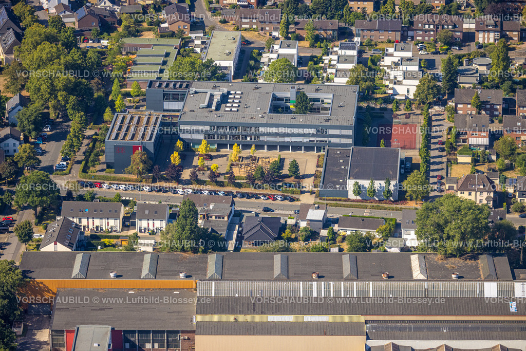Dinslaken220806479 | Luftbild, Otto-Hahn-Gymnasium, Hagenstraße, Hagenviertel, Dinslaken, Ruhrgebiet, Nordrhein-Westfalen, Deutschland