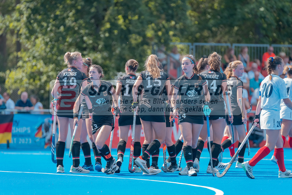HK_20230710_2-34 | Euro Hockey WU18 France - Germany Championship Girls &amp; Boys am 10.7.2023 CHTC , Krefeld ,