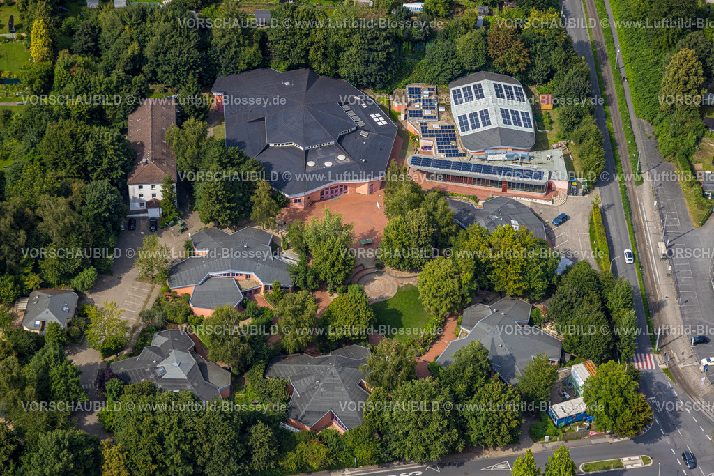 Witten250804813 | Luftbild, Rudolf-Steiner Schule Witten, Waldorfschule Billerbeckstraße, Heven, Witten, Ruhrgebiet, Nordrhein-Westfalen, Deutschland