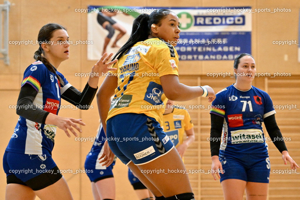 SC Ferlach Damen vs. Hypo Niederösterreich 18.11.2023 | #24 Brezenci Lara, #77 EGBAIMO  Aurelie Timi, #71 Voncina Luna