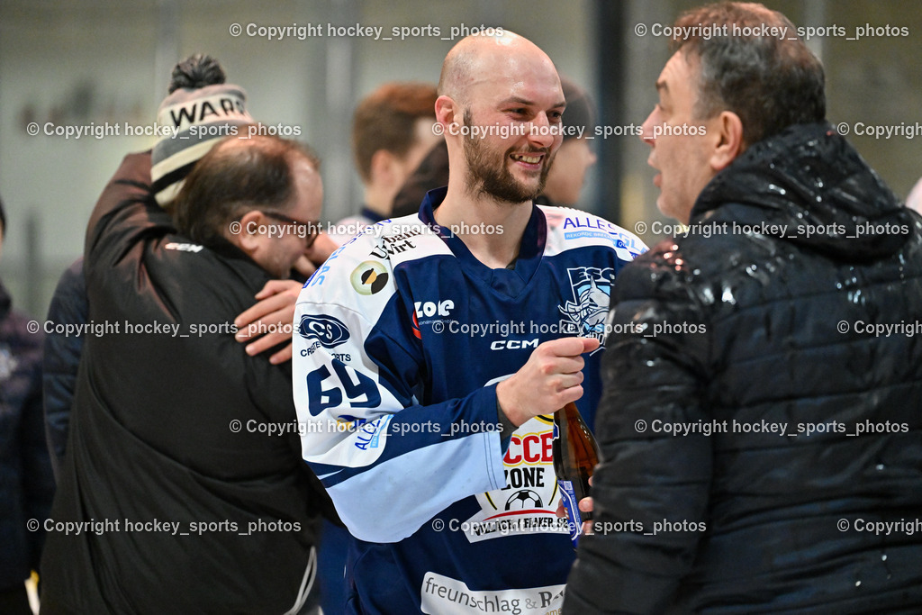 ESC Steindorf vs. EHC Althofen 8.3.2024 | ESC Steindorf vs. EHC Althofen 8.3.2024, ESC Steindorf vs. EHC Althofen Meisterfeier am 08.03.2024 in Steindorf (Ossiachersee Halle), Austria, (Photo by Bernd Stefan)
