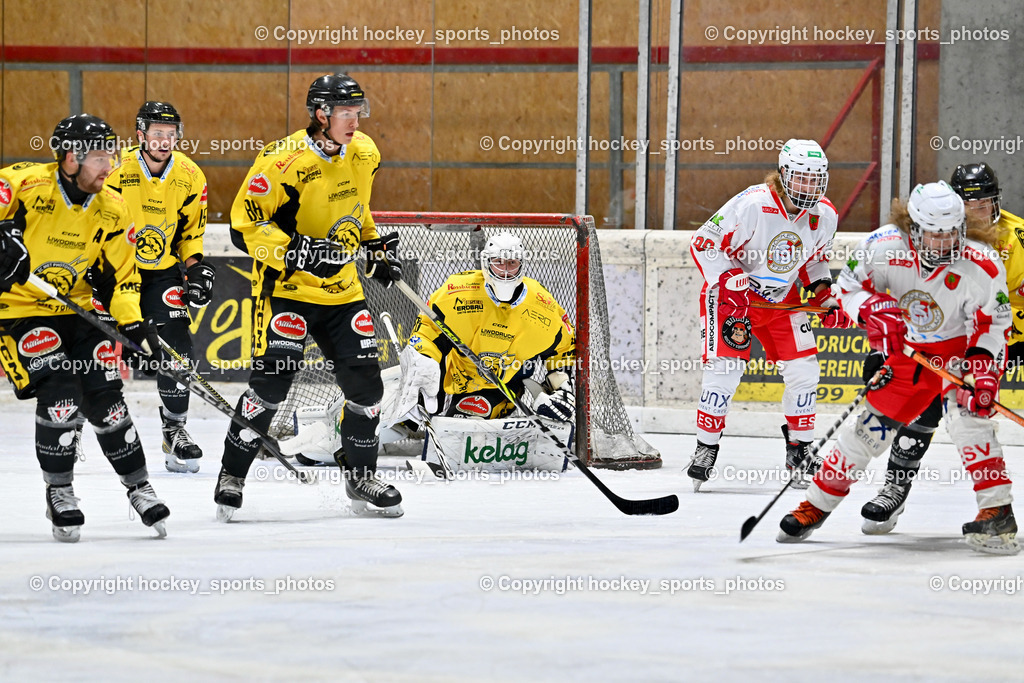 EC Spittal Hornets vs. ESV Ferlach 16.12.2023 | #70 Kronig Daniel, #15 Rossbacher Daniel, #88 Zauchner Daniel, #28 Ameisbichler Lukas, #88 Steiner Thomas
