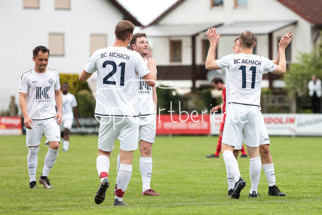 BC Aichach - FC Rennertshofen | Jubel nach 5-0