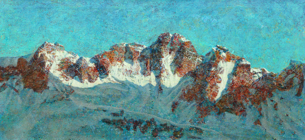 Landschaft | Werkverzeichnis-Nr. 264 • 2004 • Original: 150 x 70 cm - Realisiert mit Pictrs.com