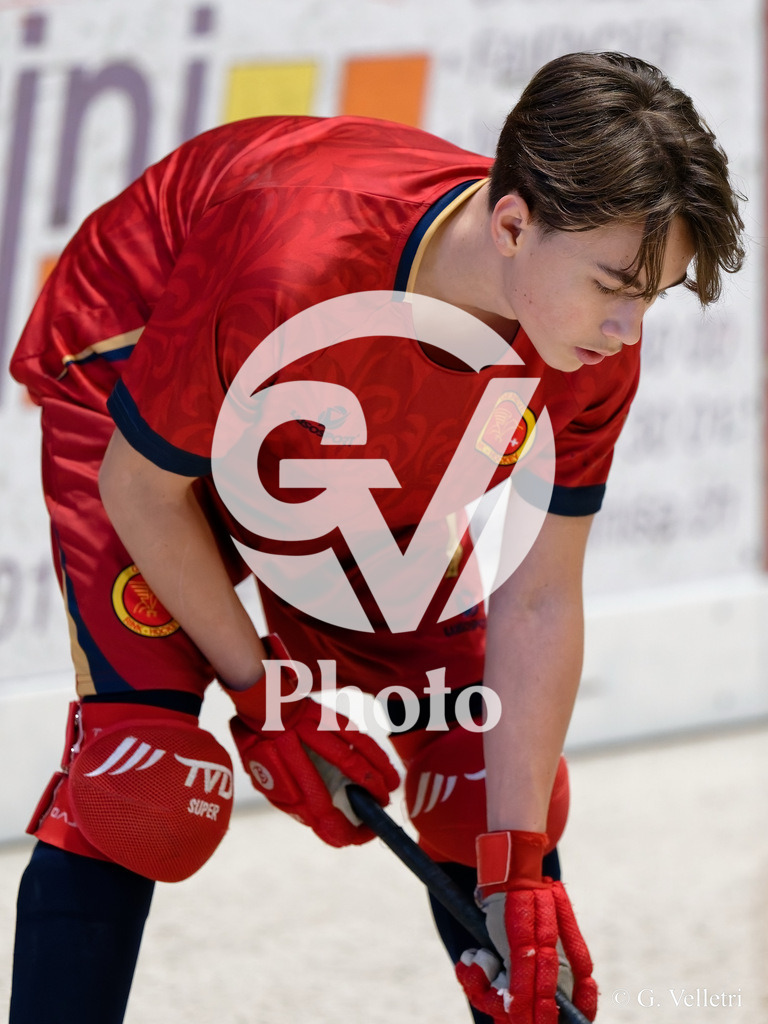 U17  - Geneve RHC B v Geneve RHC A  |  during the U17  match between Geneve RHC B and Geneve RHC A  at Centre sportif de la queue d'arve in Geneve, Switzerland