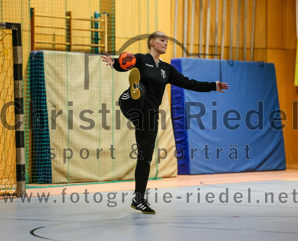 2024-02-10_005_SpVgg_Altenerding_gegen_SVA_Palzing | Erding, Deutschland, 10.02.2024:
Handball, Bezirksoberliga Frauen Altbayern 2023 / 2024, 14. Spieltag, SpVgg Altenerding gegen SVA Palzing, Endergebnis: 27:28

Torfrau Hanna Obermair (SpVgg Altenerding, #1)

Foto: Christian Riedel / fotografie-riedel.net