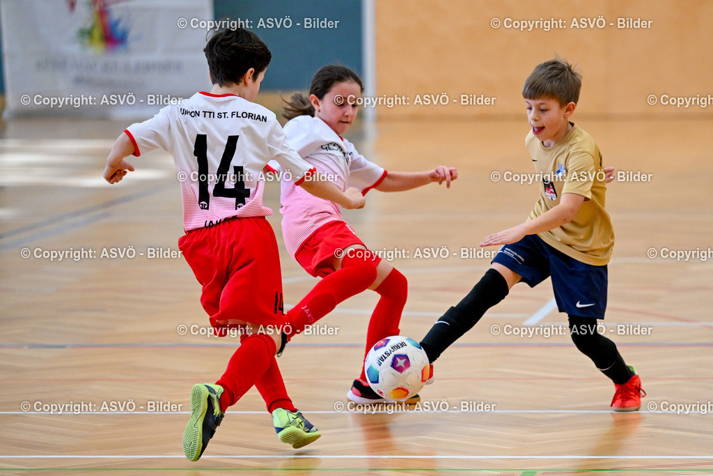 ASVÖ_ Fussballturnier SV Gallneukirchen_ 09.02.2025-141 | 09.02.2025, Gallneukirchen, AUT, ASVÖ, Fussball Nachwuchs Hallenturnier 2025, SV Gallneukirchen im Bild Teilnehmer U 9©Harald Dostal / fodo.media - Realisiert mit Pictrs.com