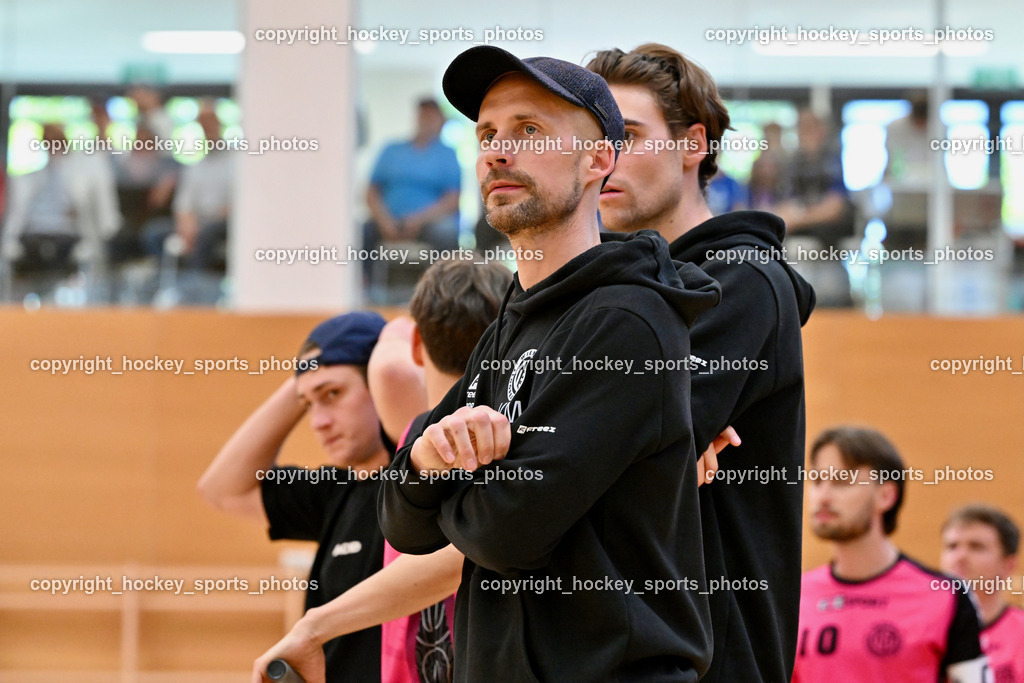 VSV Unihockey vs. Wiener Floorball Verein | Headcoach Wiener Floorballverein Kimmo Mustonen, VSV Unihockey vs. Wiener Floorball Verein, VSV Unihockey vs. Wiener Floorball Verein am 18.05.2025 in Villach (Ballspielhalle St. Martin), Austria, (Photo by Bernd Stefan)