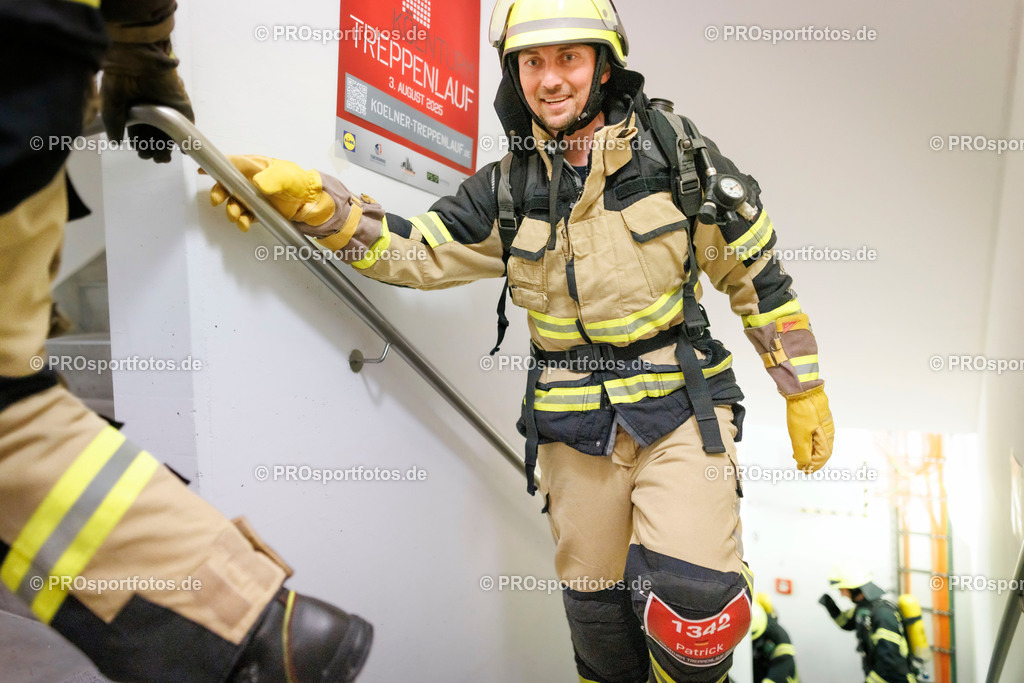 KölnTurm Treppenlauf; Köln, 03.08.2025 | Impressionen vom KölnTurm Treppenlauf am 03.08.2025 in Köln (Nordrhein-Westfalen). 