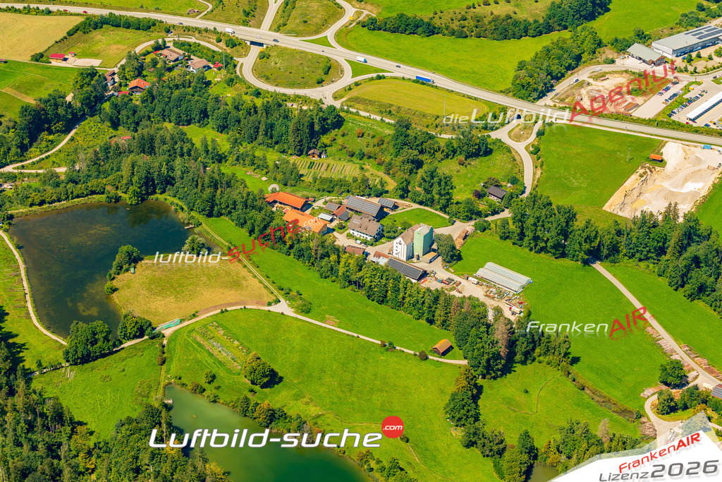 Luftaufnahme von  Habach - Die Luftaufnahme wurde 2025 vom UL-Flugzeug heraus erstellt ( keine Drohne ) - Hochauflösende Luftaufnahme - für professionelle Ausdrucke geeignet. Die Geschenkidee !Mit Lizenz und Bildrechte bestellbar