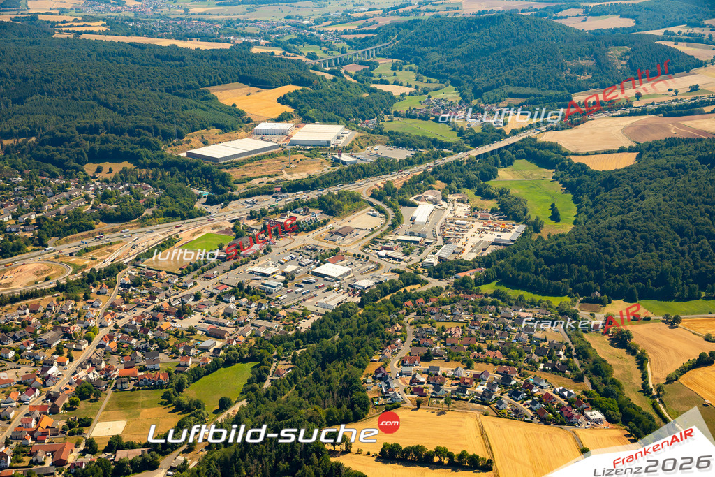 Die Luftaufnahme Schönes Bild von - Kirchheim wurde 2022 vom Flugzeug aus (keine Drohne) erstellt. Hohe Auflösung -für große Poster und Wandbilder geeignet - Garantiert!
