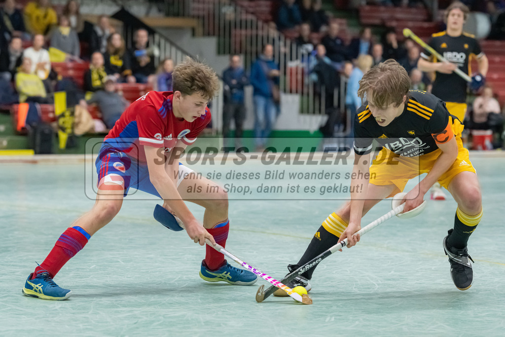 HK_20230305_105930 | Deutsche Meisterschaft MU16 1/2 Finale Mannheimer HC - Harvestehuder THC am 5.3.2023 RWK, Köln ,