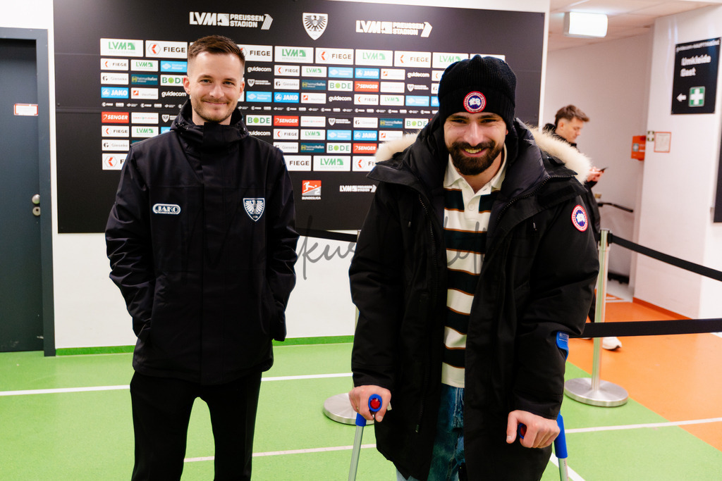 2. Bundesliga, Saison 2025/26, 15. Spieltag: SC Preußen Münster - Hannover 96 | Münster, 05.12.2025: 2. Bundesliga, 15. Spieltag, SC Preußen Münster gegen Hannover 96 im LVM-Preußenstadion in Münster. Foto: sportfotografie.ms | Markus Paletta - Realisiert mit Pictrs.com