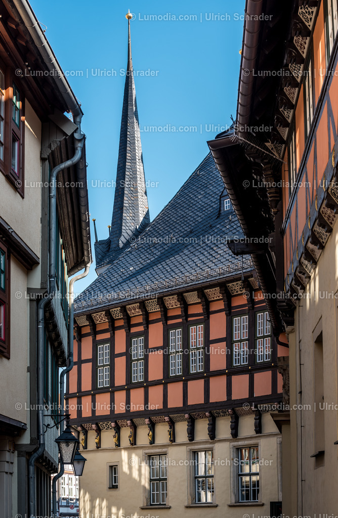 10049-5119 - Am Rathaus in Wernigerode | max. Bildgröße A3 | 300dpi - Realisiert mit Pictrs.com