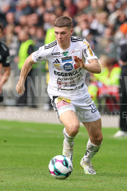 SK Puntigamer Sturm Graz vs TSV Egger Glas Hartberg – Championship Group    | Graz, Austria, 12.Apr.26 - SOCCER - ADMIRAL Bundesliga, SK Puntigamer Sturm Graz vs TSV Egger Glas Hartberg. The image shows Elias Havel (Hartberg).    
