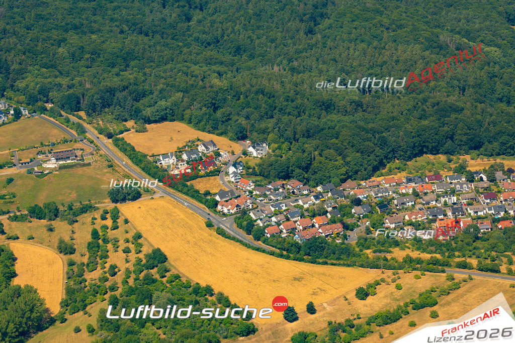 Das Luftbild zeigt :  Glattbach - Die Luftaufnahme wurde 2023 vom UL-Flugzeug aus erstellt ( keine Drohne ) - Hochauflösende Luftaufnahme - Für grossformatige Ausdrucke geeignet. Die Geschenkidee !Mit Lizenz und Bildrechte bestellbar