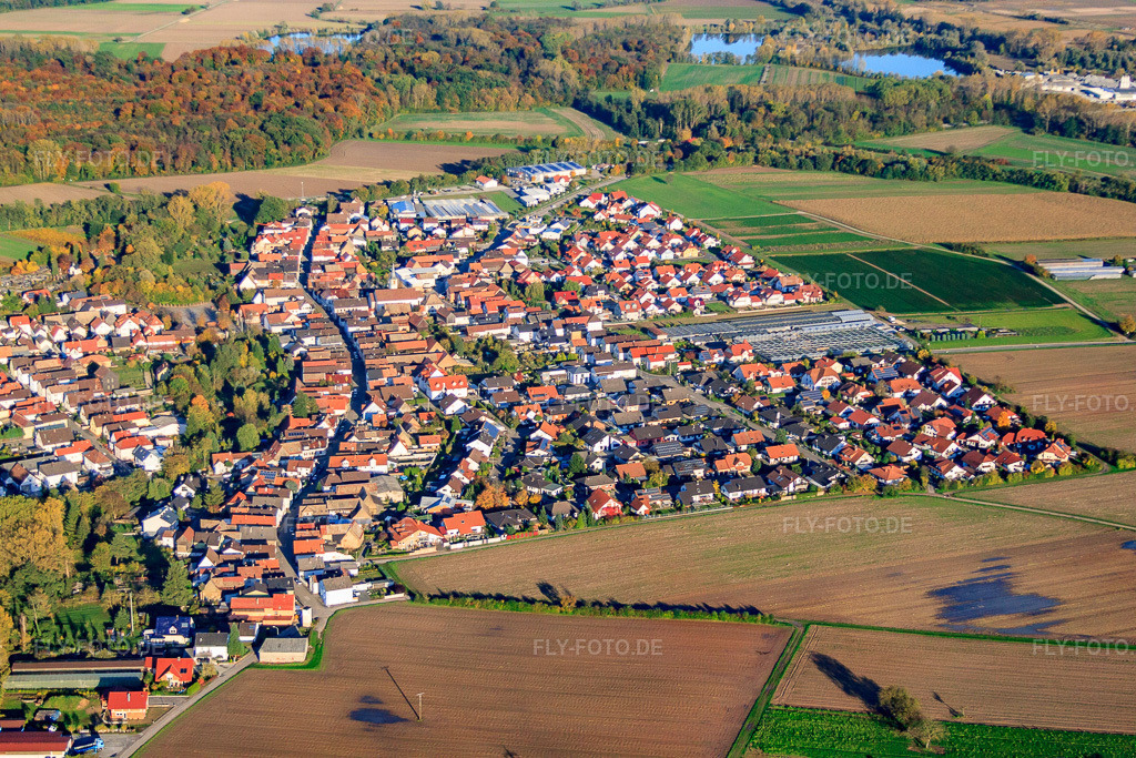 Luftbild: Hauptstr in Kuhardt im Bundesland Rheinland-Pfalz in Deutschland. Foto: IMG_60503.jpg vom 24.10.2013 durch Werner Riehm/FLY-FOTO.de