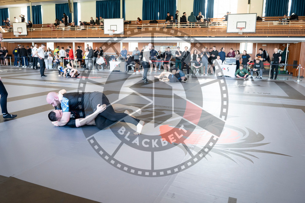 20240309PBB6071 | Fighters compete during the International Luta Livre (ILLCS) Spring Championship in Hannover, Germany, on March 9, 2024.