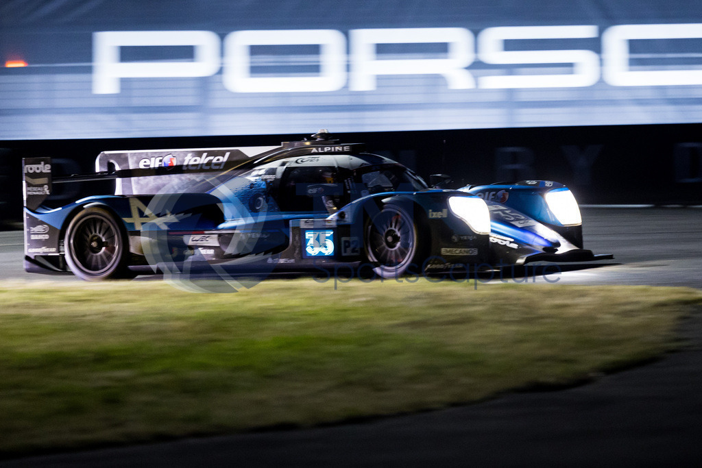 Trainproduction-20230607-2027 | LE MANS,FRANCE,07.Jun.23 - MOTORSPORTS - WEC, FIA World Endurance Championships, 24 Hours of Le Mans, Circuit de la Sarthe, free practice 1. Image shows Andre Negrao (BRA), Olli Caldwell (GBR) and Memo Rojas (MEX/ Alpine ELF Team). Photo: Trainproduction / Matthias Trinkl
