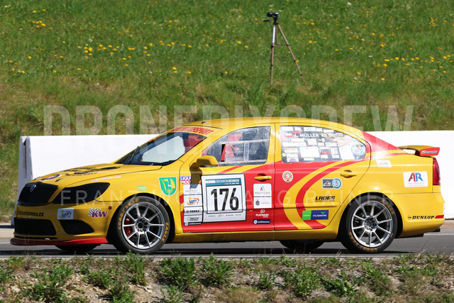 FIA European Hill Climb Championship – Rechberg 2026 | FIA European Hill Climb Championship at Rechberg, held from 24 to 26 April 2026 near Tulwitz, Styria, Austria. The image shows Lukáš MÜLLER (CZE) Škoda Octavia Cup 2.