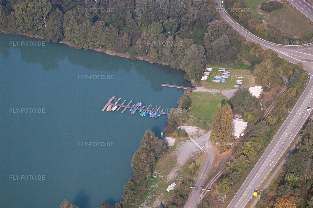Luftbild: Segelclub im Ortsteil Neudorf in Graben-Neudorf im Bundesland Baden-Württemberg in Deutschland. Foto: IMG_45505-1546.jpg vom 25.09.2011 durch Werner Riehm/FLY-FOTO.de