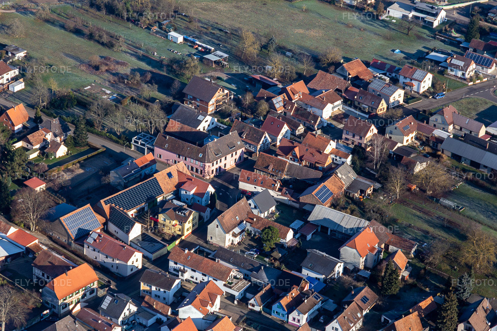 Luftbild: Schafgasse in Kapsweyer im Bundesland Rheinland-Pfalz in Deutschland. Foto: IMG_124099.jpg vom 11.01.2021 durch Werner Riehm/FLY-FOTO.de