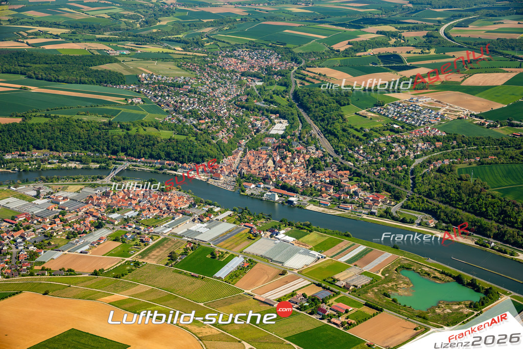 Luftaufnahme von Römerlager Marktbreit - Die Luftaufnahme wurde 2025 vom UL-Flugzeug heraus erstellt ( keine Drohne ) - Hochauflösende Luftaufnahme - für professionelle Ausdrucke geeignet. Die Geschenkidee !Mit Lizenz und Bildrechte bestellbar