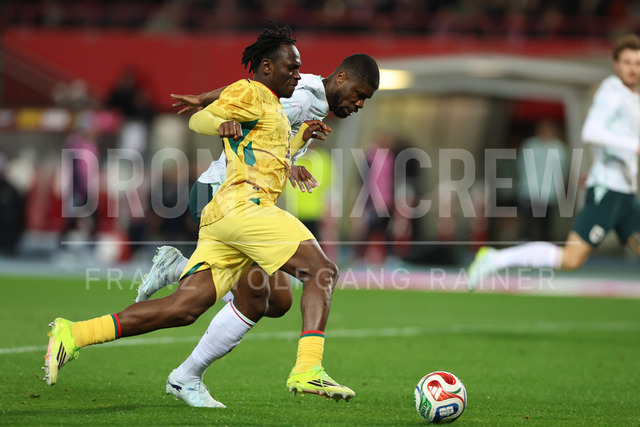 Austria vs Ghana – International Football Match    | VIENNA, AUSTRIA, 27.MAR.26 - SOCCER - OEFB international test match, Austria vs Ghana. The image shows Prince Kwabena Adu (Ghana) and Kevin Danso (AUT).