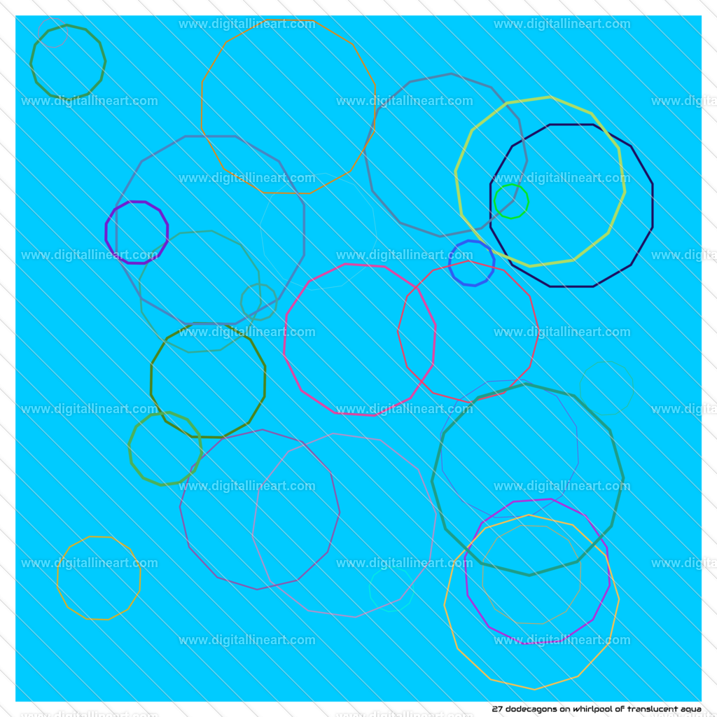 27-dodecagons-whirlpool-of-translucent-aqua | digitallineart - Realisiert mit Pictrs.com