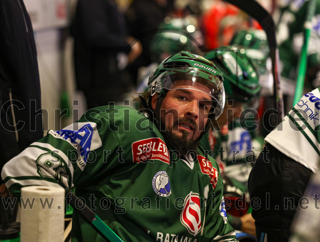 2023-10-20_097_TSV_Erding_gegen_EHC_Klostersee | Erding, Deutschland, 20.10.2023:.Eishockey, Bayernliga Vorrunde 2023 / 2024, 2. Spieltag, TSV Erding gegen EHC Klostersee, Endergebnis: 7:2..Rudolf Lorenz (Erding Gladiators, #91)..Foto: Christian Riedel / fotografie-riedel.net