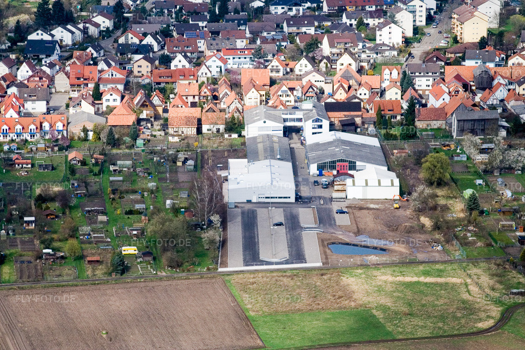 Luftbild: Neubau DBK in Kandel im Bundesland Rheinland-Pfalz in Deutschland. Foto: IMG_9667.jpg vom 15.03.2008 durch Werner Riehm/FLY-FOTO.de
